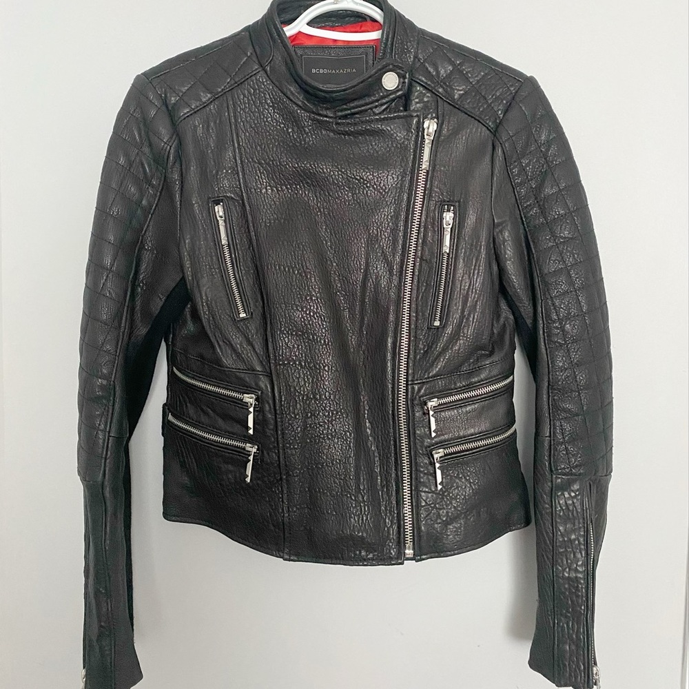 BCBG Leather Jacket